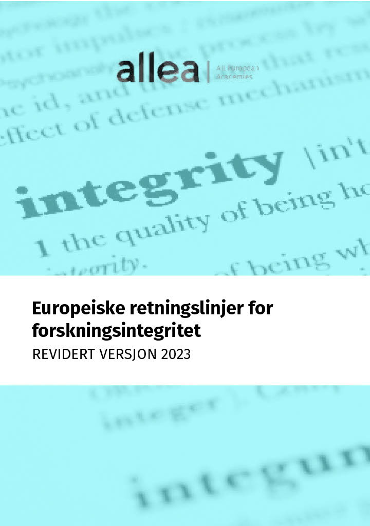 Omslag Allea retningslinjer norsk