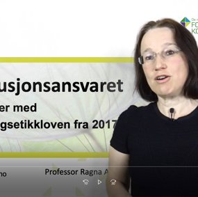 Professor Ragna Aarli, leder av Granskingsutvalget.