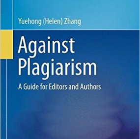 Bokforside, Ny bok: Against plagiarism - A guide for Editors and Authors