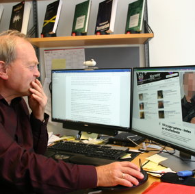 Tore Bjørgo ved C-rex