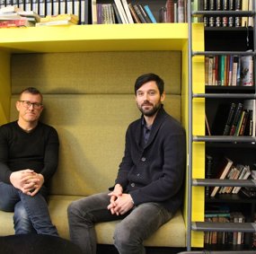 Forskerne Svein Mamelund (til venstre) og Eric Breit