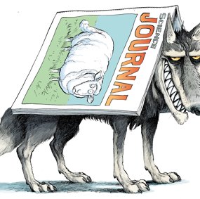 Ulv med tidsskift liggende over ryggen