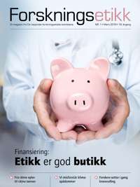 forside bladet forskningsetikk nr 1 2019