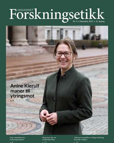 Anine Kierulf utenfor juridisk fakultet i Oslo