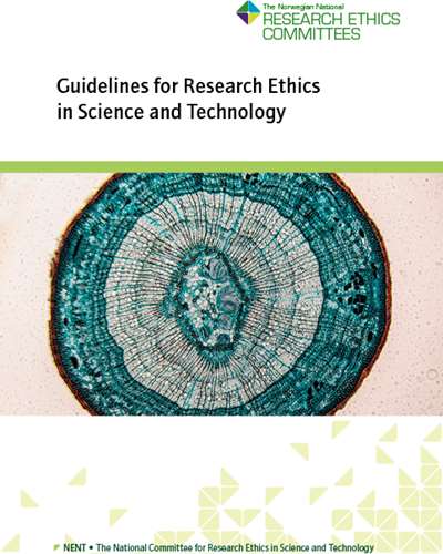 Cover of Guidelines for research ethics in science and technology